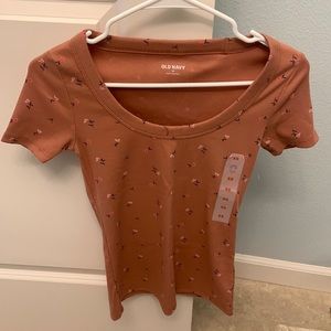 Old navy womens size XS shirt sleeve floral